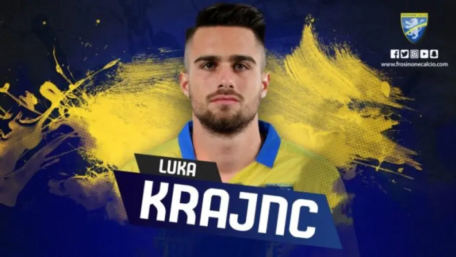 Frosinone Calcio: E'ufficiale, Luka Krajnc fa parte della squadra