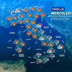 Meteo: Le previsioni del tempo di domani Mercoledì 11 Gennaio 2017