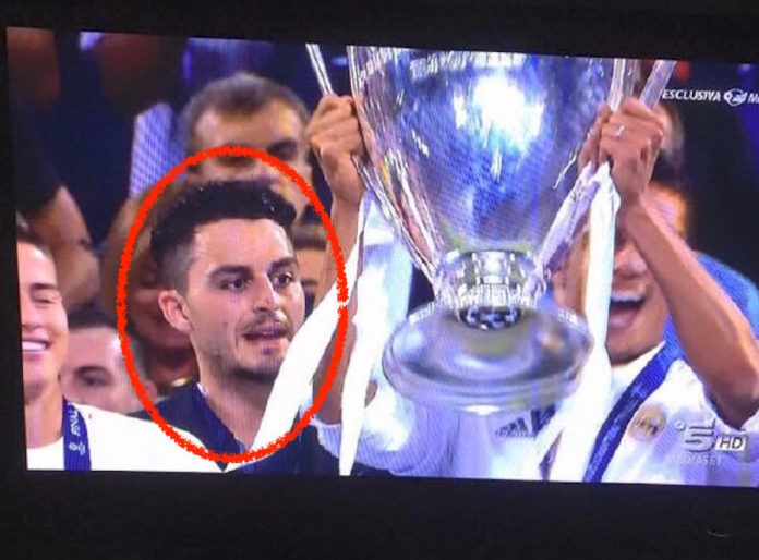 Gaspare Galasso re delle imbucate, festeggia la Champions con le merengues