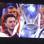 Gaspare Galasso re delle imbucate, festeggia la Champions con le merengues