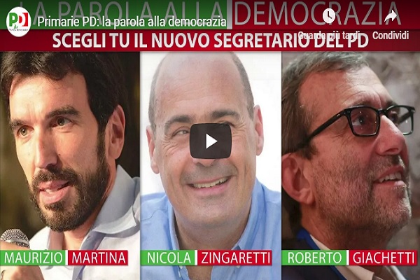 Primarie PD domenica 3 marzo 2019, tutte le info per votare