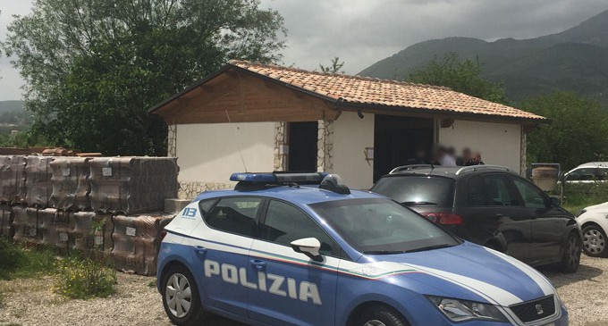 Sora, sequestrato dalla polizia un fabbricato abusivo